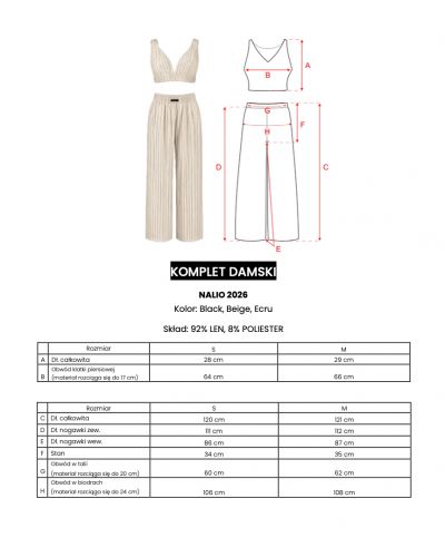 Komplet damski OLAVOGA NALIO 2026 czerń - FashionPlace - 5