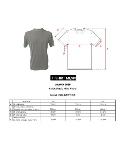 T-shirt męski OLAVOGA GRAVIX 2026 miętowy - FashionPlace - 4