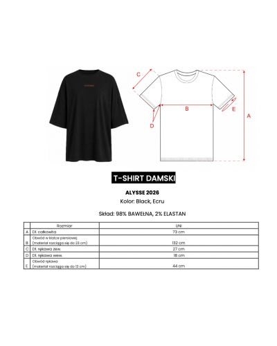 T-shirt damski OLAVOGA ALYSSE 2026 ecru - FashionPlace - 5