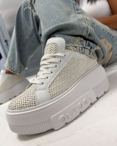 Buty damskie OLAVOGA VACANCY 2026 biel - FashionPlace - 1