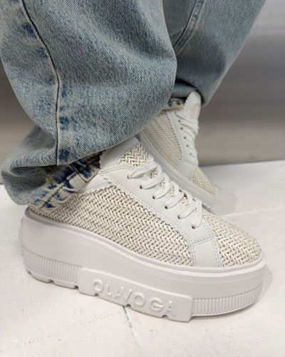 Buty damskie OLAVOGA VACANCY 2026 biel - FashionPlace - 3