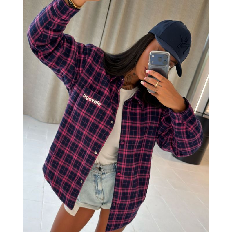 Kurtka damska OLAVOGA FIOLIE 2026 navy blue+pink - FashionPlace - 1