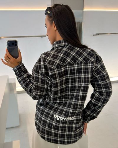 Kurtka damska OLAVOGA FIOLIE 2026 czerń+ecru - FashionPlace - 3