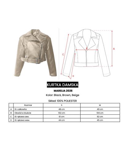 Kurtka damska OLAVOGA MARELIA 2026 czerń - FashionPlace - 4