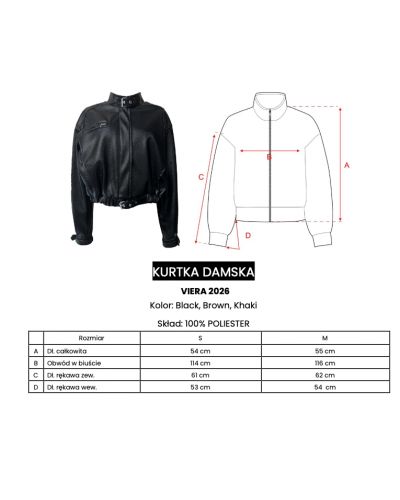 Kurtka damska OLAVOGA VIERA 2026 czerń - FashionPlace - 5