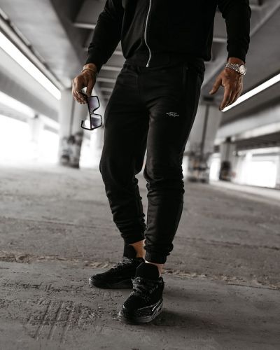Spodnie męskie OLAVOGA LEOTO PANTS 2026 czerń - FashionPlace - 1