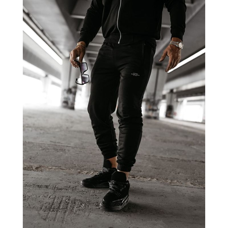 Spodnie męskie OLAVOGA LEOTO PANTS 2026 czerń - FashionPlace - 1