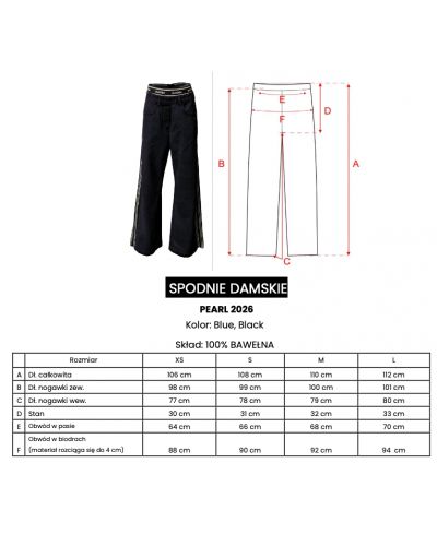 Spodnie jeansowe damskie OLAVOGA PEARL 2026 niebieskie - FashionPlace - 4