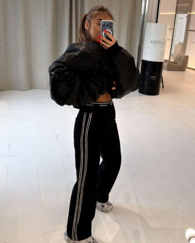 Spodnie jeansowe damskie OLAVOGA PEARL 2026 czerń - FashionPlace - 2