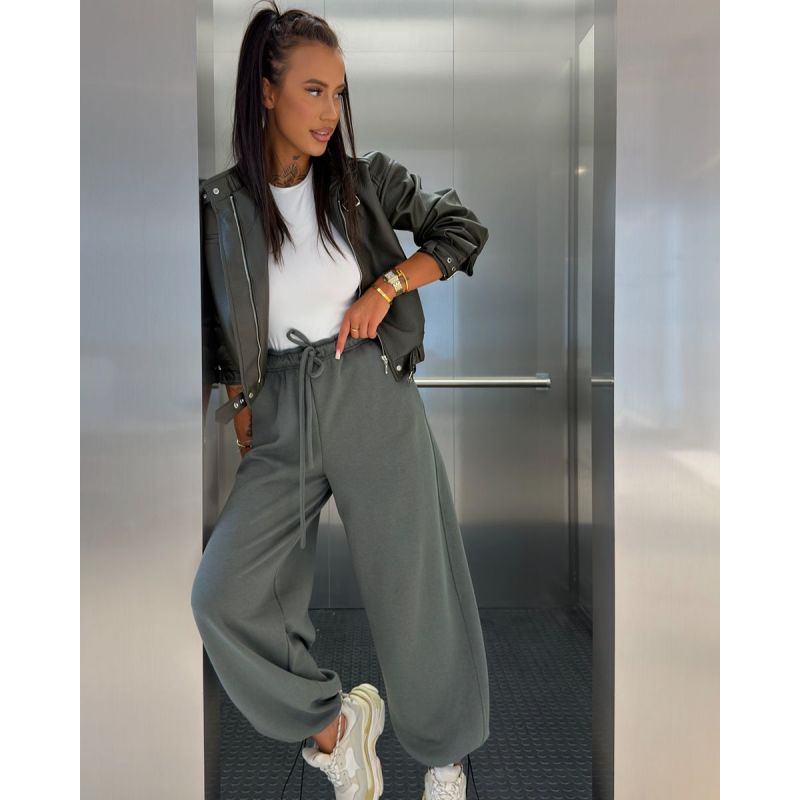 Spodnie damskie OLAVOGA SORENCE 2026 khaki - FashionPlace - 1