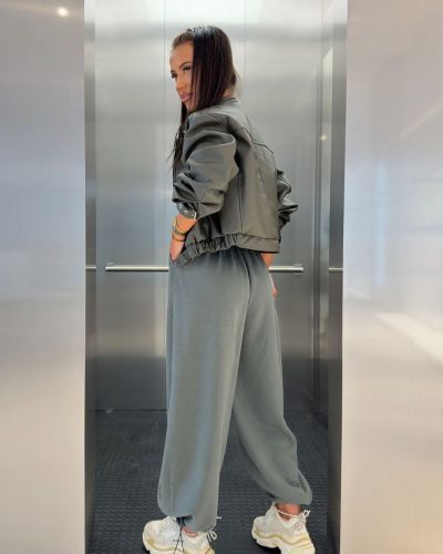 Spodnie damskie OLAVOGA SORENCE 2026 khaki - FashionPlace - 4