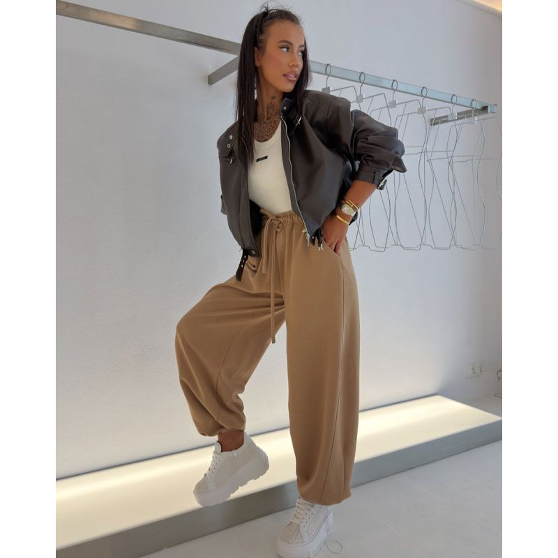 Spodnie damskie OLAVOGA SORENCE 2026 camel - FashionPlace - 1