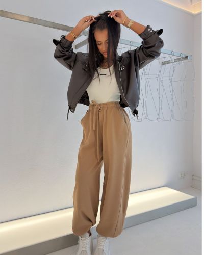 Spodnie damskie OLAVOGA SORENCE 2026 camel - FashionPlace - 2