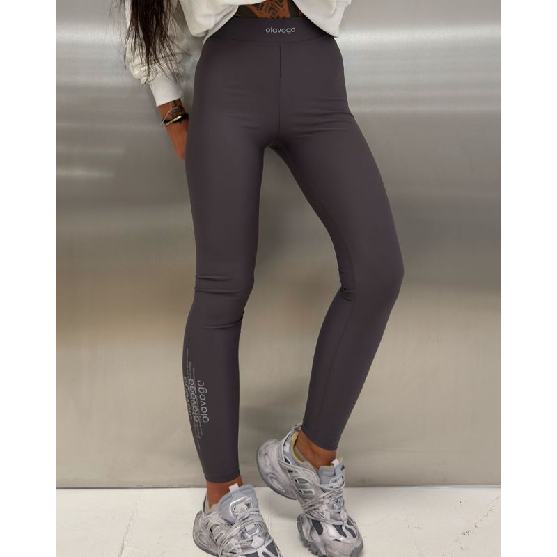 Legginsy damskie OLAVOGA GRIOS 2026 grafit - FashionPlace - 1