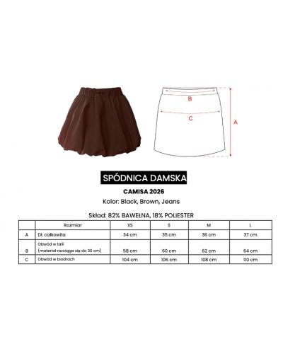 Spódnica damska OLAVOGA CAMISA 2026 jeans - FashionPlace - 3