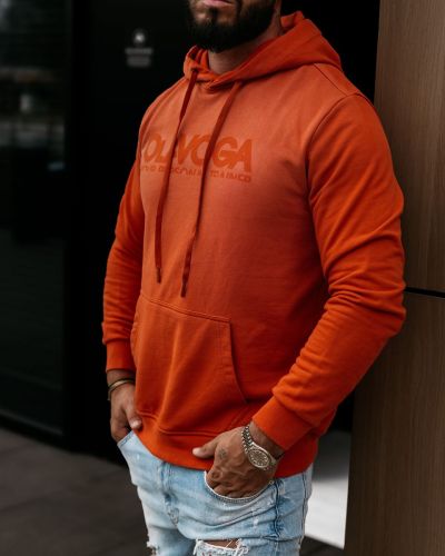 Bluza męska regular fit OLAVOGA NEVIR 2026 pomarańcz - FashionPlace - 2