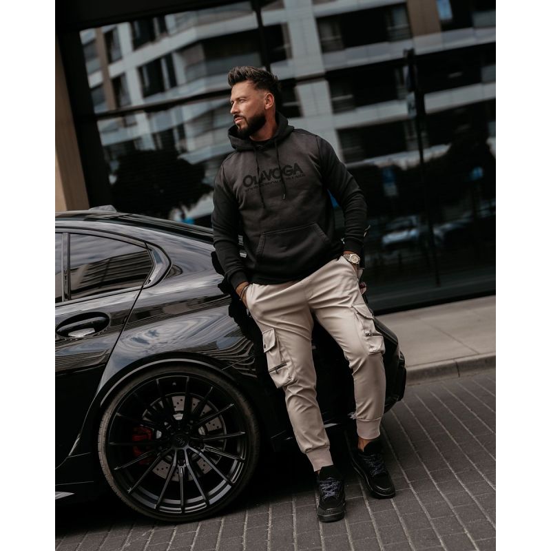 Bluza męska regular fit OLAVOGA NEVIR 2026 czerń - FashionPlace - 1