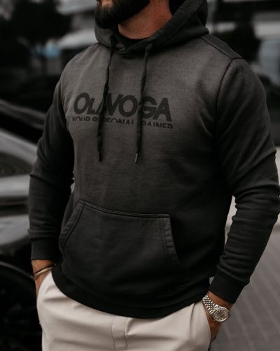 Bluza męska regular fit OLAVOGA NEVIR 2026 czerń - FashionPlace - 2