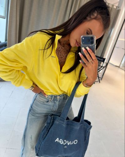 Bluza damska OLAVOGA NACY 2026 żółta - FashionPlace - 2