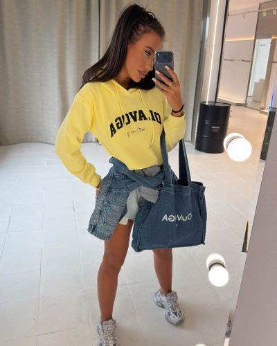 Bluza damska OLAVOGA SOVE 2026 żółta - FashionPlace - 3