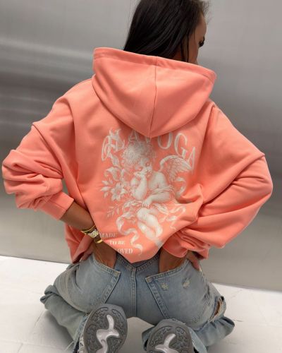 Bluza damska OLAVOGA SANTEA 2026 brzoskwiniowa - FashionPlace - 1