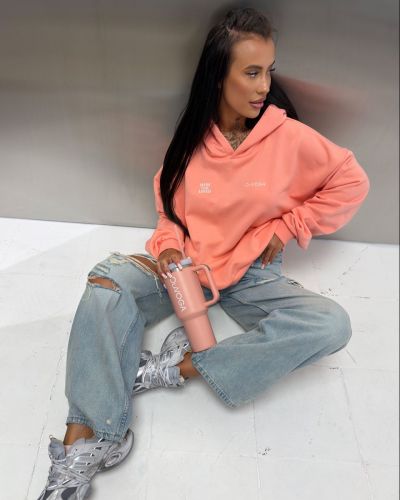 Bluza damska OLAVOGA SANTEA 2026 brzoskwiniowa - FashionPlace - 2