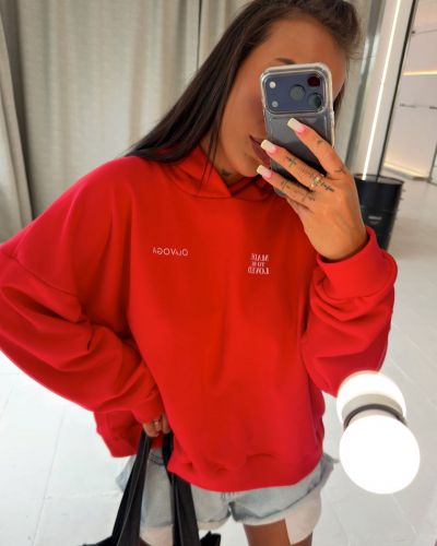 Bluza damska OLAVOGA SANTEA 2026 czerwień - FashionPlace - 3