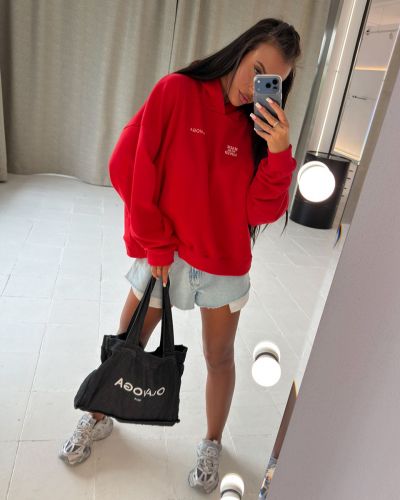 Bluza damska OLAVOGA SANTEA 2026 czerwień - FashionPlace - 4