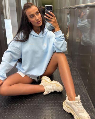 Bluza damska OLAVOGA SANTEA 2026 sky blue - FashionPlace - 1