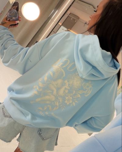 Bluza damska OLAVOGA SANTEA 2026 sky blue - FashionPlace - 5