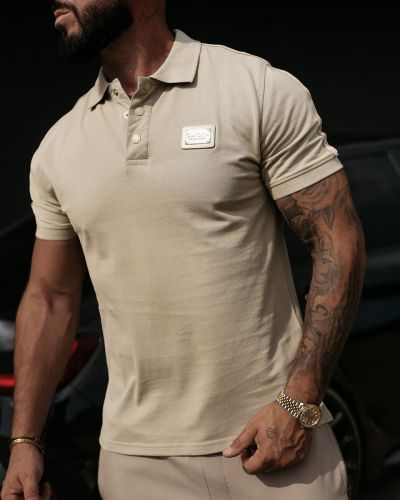 T-shirt męski slim fit OLAVOGA BALARDI 2026 oliwkowy - FashionPlace - 3