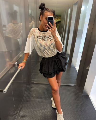 T-shirt damski OLAVOGA VIRELLA 2026 ecru - FashionPlace - 2