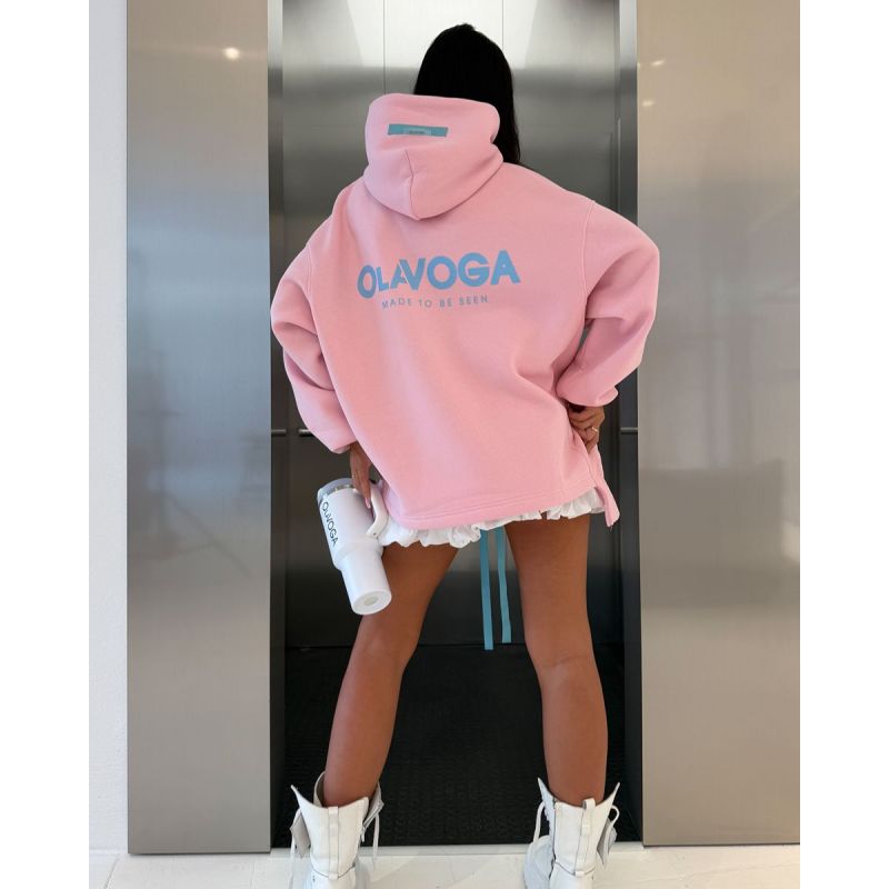 Bluza damska OLAVOGA AVIRA 2026 pudrowy róż - FashionPlace - 1