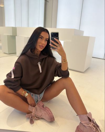 Bluza damska OLAVOGA AVIRA 2026 brąz - FashionPlace - 2