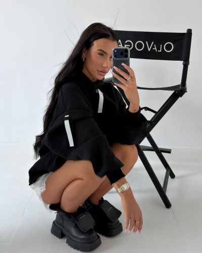 Bluza damska OLAVOGA AVIRA 2026 czerń - FashionPlace - 3