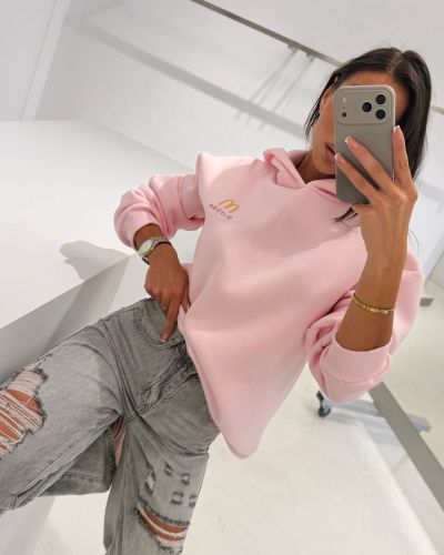 Bluza damska OLAVOGA NOVIA 2026 pudrowy róż - FashionPlace - 2