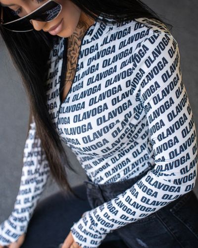 Body damskie OLAVOGA LOYAL 2026 ecru+czerń - FashionPlace - 2