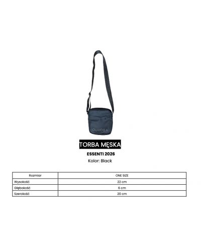 Torba męska OLAVOGA ESSENTI 2026 czerń - FashionPlace - 4
