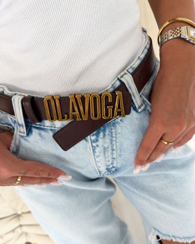 Pasek damski OLAVOGA LUSARA 2026 brąz - FashionPlace - 1