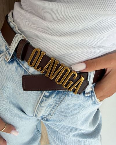 Pasek damski OLAVOGA LUSARA 2026 brąz - FashionPlace - 2