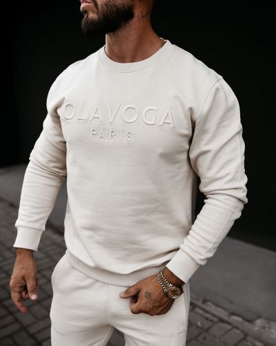 Komplet męski OLAVOGA KABEZA 2026 beż - FashionPlace - 5
