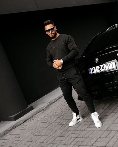 Komplet męski OLAVOGA KABEZA 2026 czerń - FashionPlace - 1