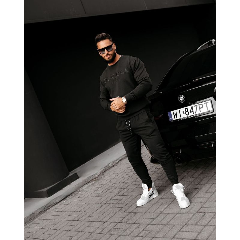 Komplet męski OLAVOGA KABEZA 2026 czerń - FashionPlace - 1