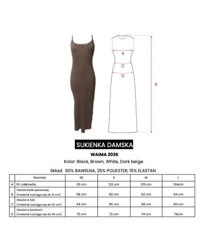 Sukienka damska OLAVOGA WAIMA 2026 biała - FashionPlace - 6