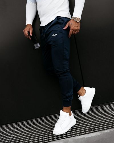 Spodnie męskie OLAVOGA LOCKERY 2026 navy blue - FashionPlace - 1