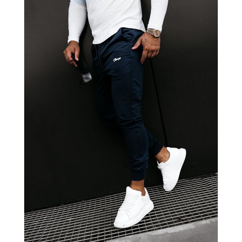 Spodnie męskie OLAVOGA LOCKERY 2026 navy blue - FashionPlace - 1