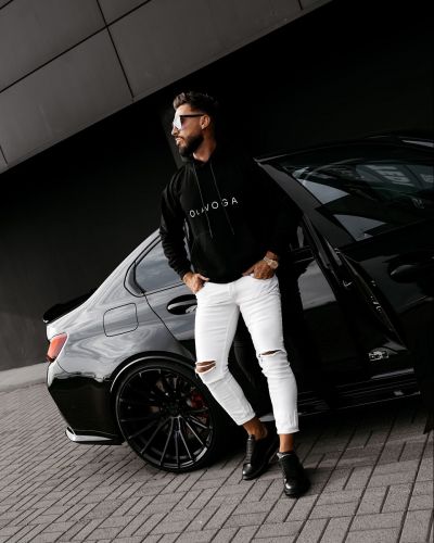 Bluza męska OLAVOGA VALLARO 2026 czerń - FashionPlace - 1