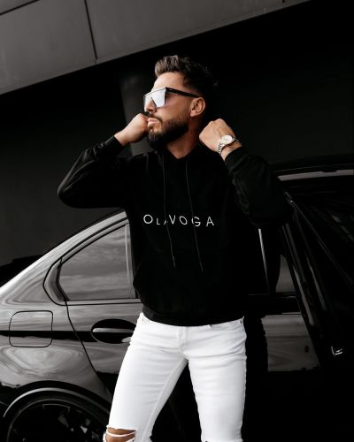 Bluza męska OLAVOGA VALLARO 2026 czerń - FashionPlace - 3