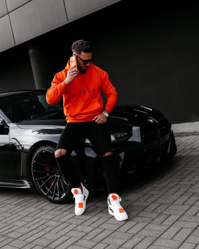 Bluza męska OLAVOGA VALLARO 2026 pomarańczowa - FashionPlace - 1