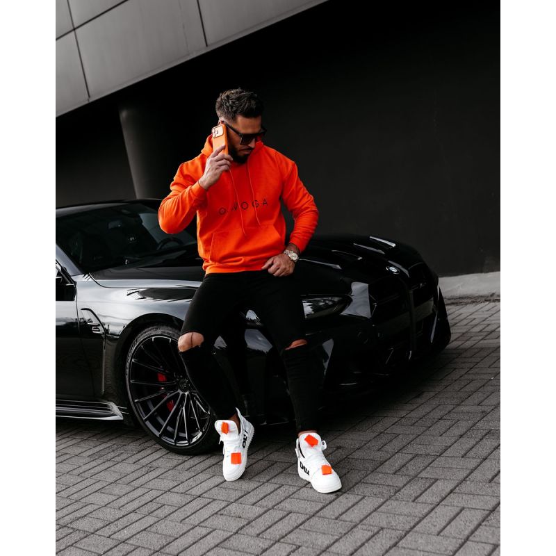 Bluza męska OLAVOGA VALLARO 2026 pomarańczowa - FashionPlace - 1